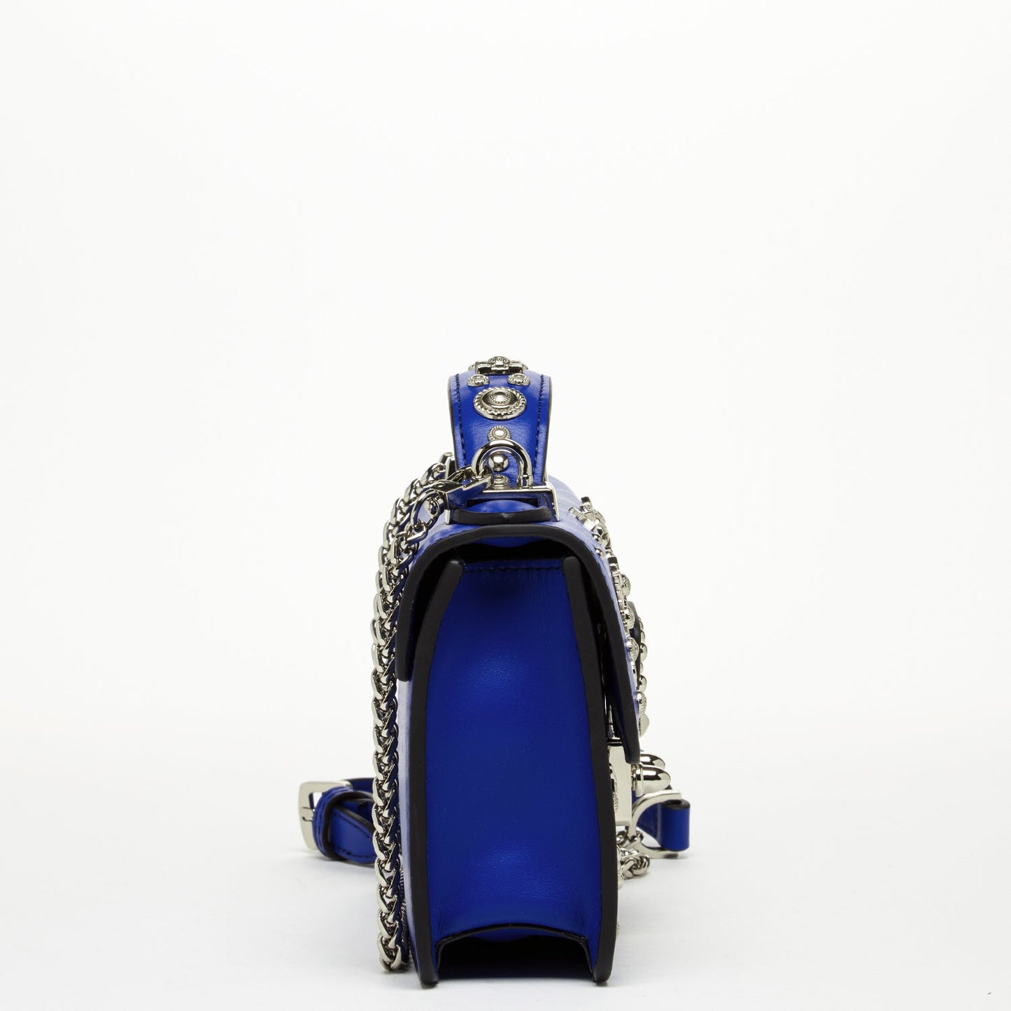 SUSU Studded Small Leather Crossbody Bag Cobalt Blue Purse Women's